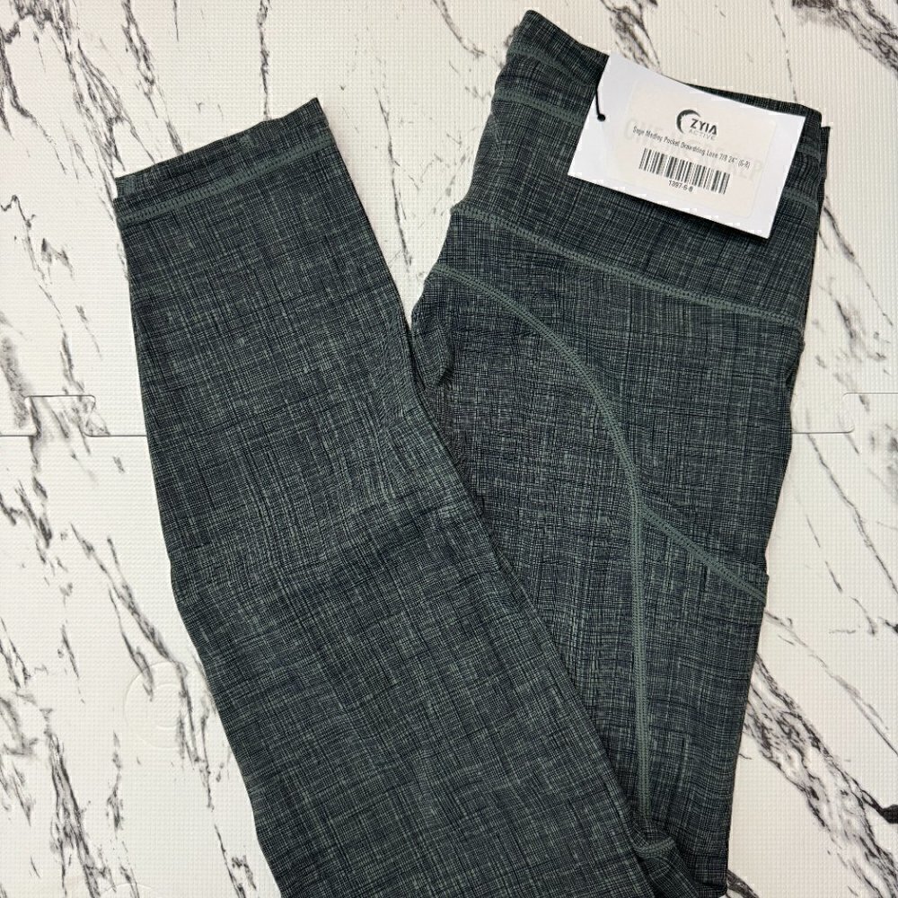 NWT - Sage Medley Luze Drawstring Pocket Leggings - Size 6-8 - Picture 6 of 8